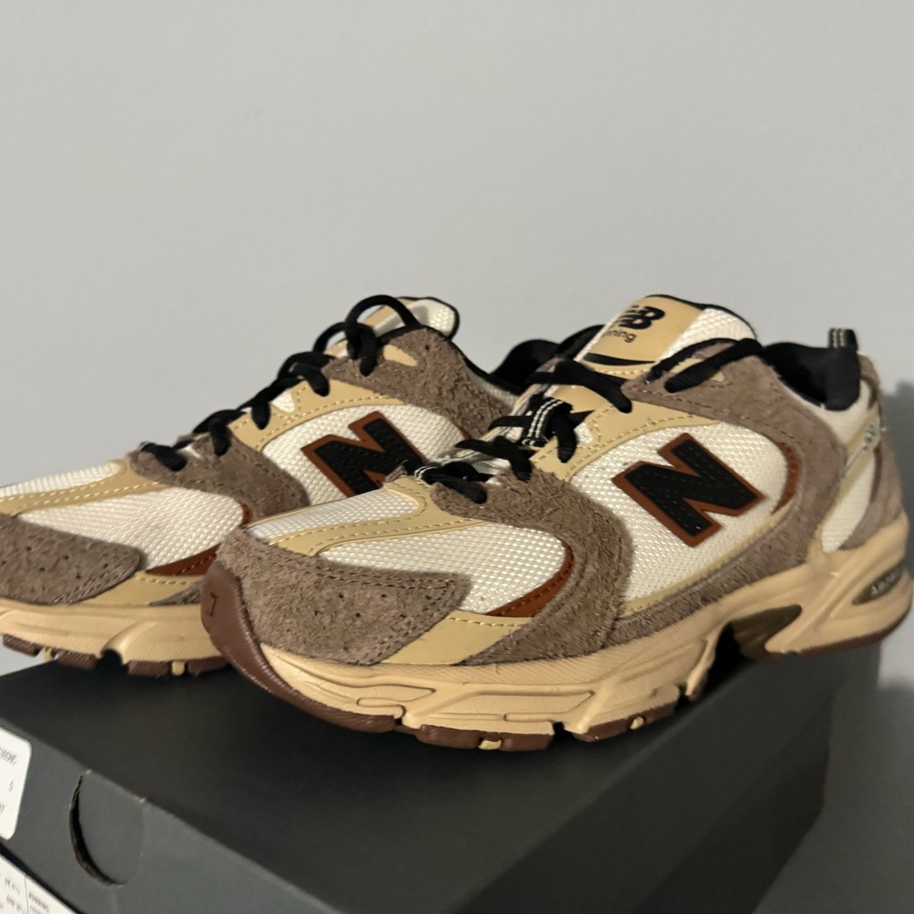 New Balance Brown and Beige Running Shoes